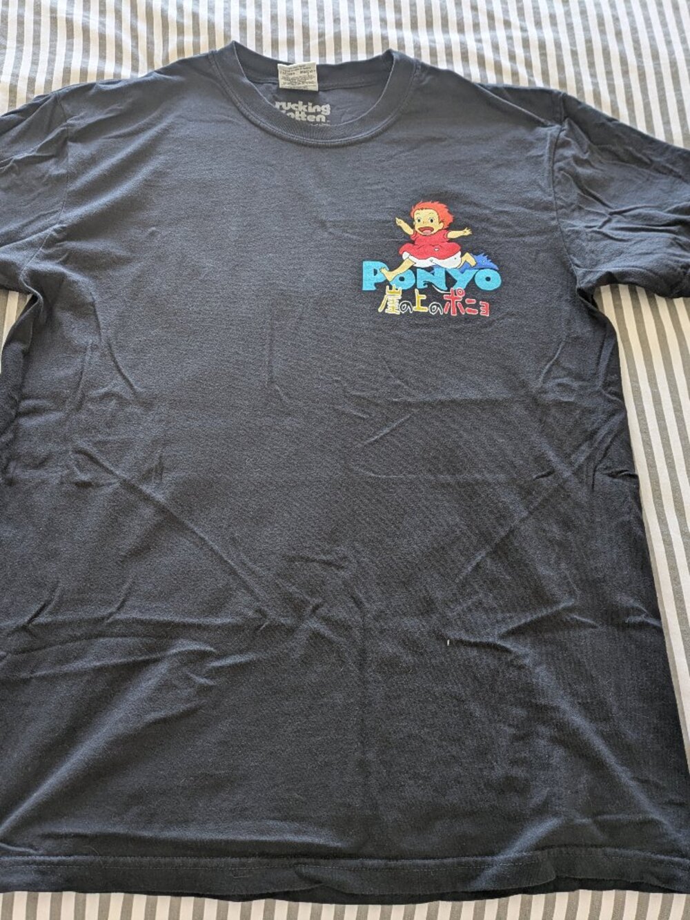 Rucking Fotten Ponyo Studio Ghibli T-Shirt - Large